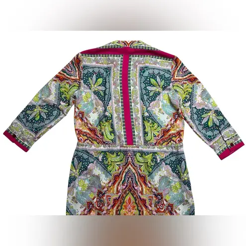 AG Studio Paisley Mini Dress Large Pink