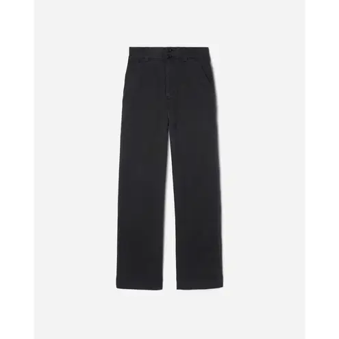 Everlane  The Organic Wide-Leg Pant in Black 2 NWT