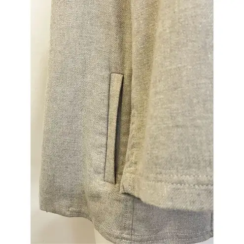 Casey Casey Cashmere Virgin Wool Beige Nehru collar Button Front Jacket M Tan Size M