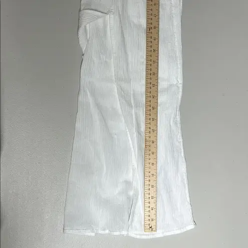 Lands End Women's Gauze Maxi Swim Cover Up Size Large White