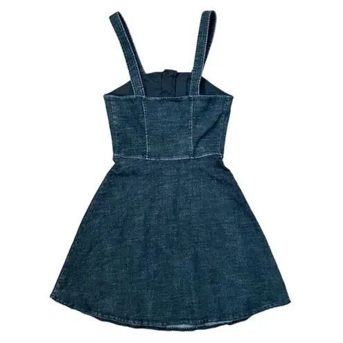 Banned Apparel Acid Wash Black Denim Dress