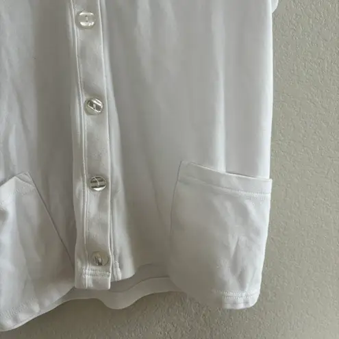 American Vintage vintage white oversized button down vest