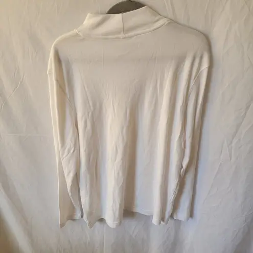 Christopher & Banks Vintage Turtleneck American Flag White Christopher & Bank Women's Top Size XL