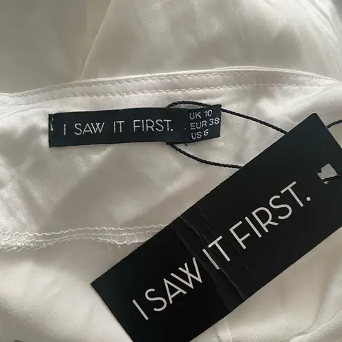 I Saw It First  SZ 6 satin & lace open back bodycon dress thumbnail 5