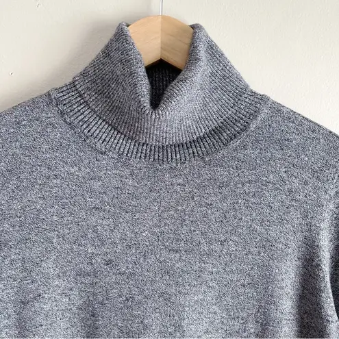 Andrew Marc Turtleneck Sweater in Heather Gray, Size Small - Image 3
