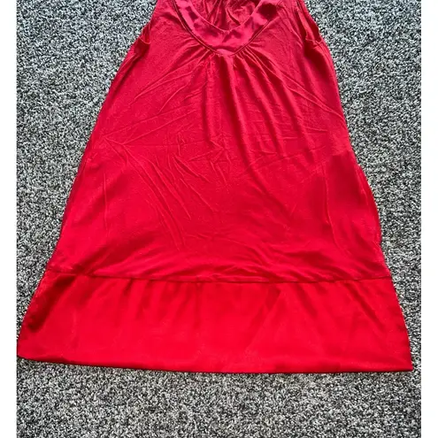 EXPRESS  women's Red Trimmed in silk‎ pocket sleeveless Mini Dress size XS