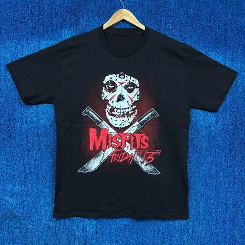 The Misfits Friday the 13th Horror Punk Rock Band T-Shirt Size Large