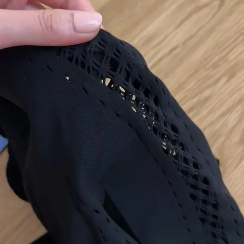 NWT Mugler cut out mock neck body con dress