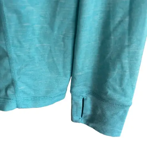 Xersion  mint green athleisure 1/4 zip top with long sleeves size medium