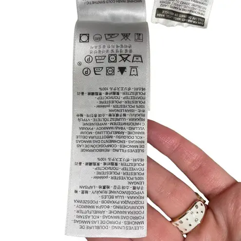 Levi's  Ex-Boyfriend Tartan Plaid Corduroy Cropped Sherpa‎ Jacket Size Small - Image 15