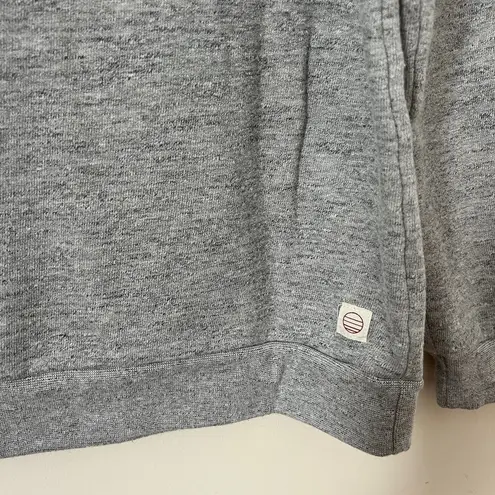 Marine layer APMM Embroider Logo Heather Gray Pullover Sweatshirt Women's Size S