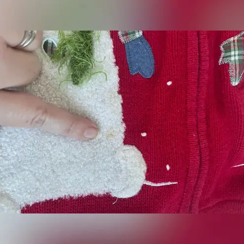 Breckenridge Women's Snowman Embellished Ugly Sweater Vest size 2X Christmas 040