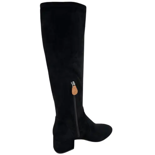 Gentle Souls EUC Ella Stretch Calf Boots Black Size 6.5 Retail $249.00