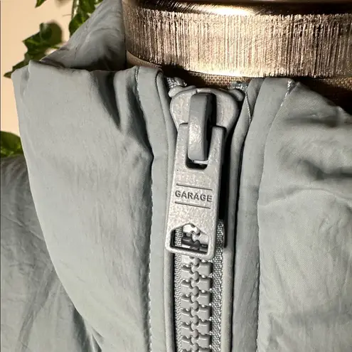 Garage  Mini Puff Cropped Puffer Vest Teal