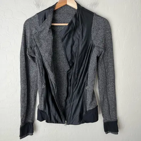 Lululemon  Emerge Renewed Herringbone Zip Up Jacket