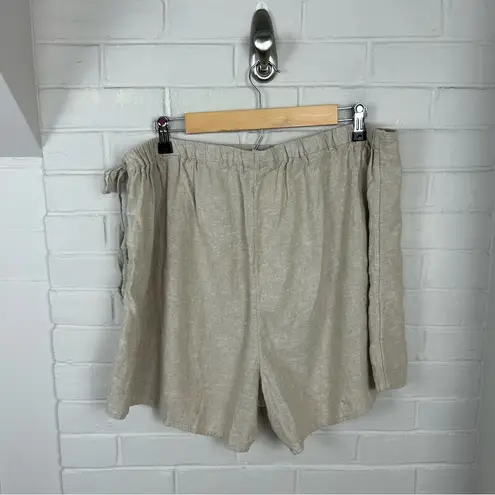 Old Navy  Neutral Linen Blend Wrap Skort Size XL