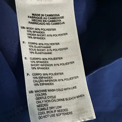 Prince Blue Skort White Band Tennis Pickleball Nautical Preppy Old Money Medium