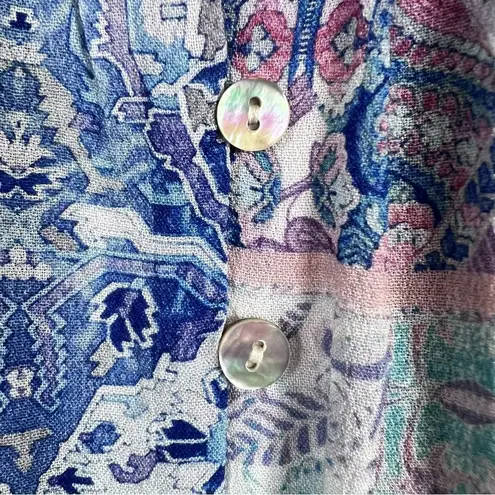 Dear John MAYA BELL SLEEVE LILAC BREEZE PATWORK SHIRT