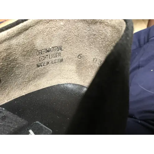 Paul Green Flats Women's US 8.5 Black Suede Stiletto Heel Slip-On Comfort Shoes