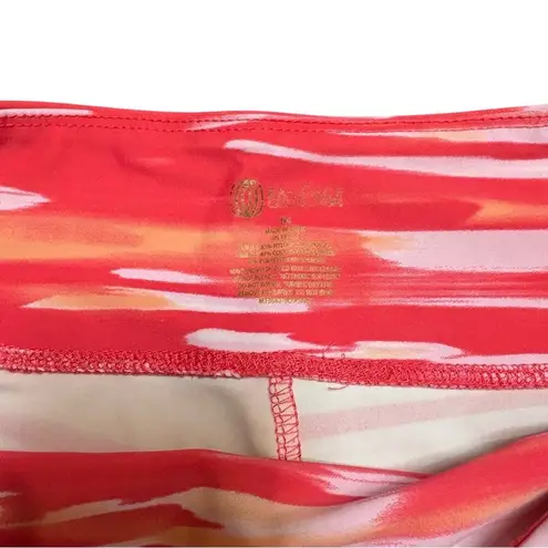 Balance Collection The Bright Pink Burnout High Waist Capri Leggings Medium