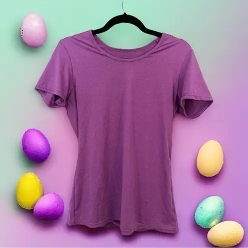 32 Degrees Heat 32 DEGREES COOL L Quick Dry Active Performance Tee Top NWT Heather Violet - Image 2