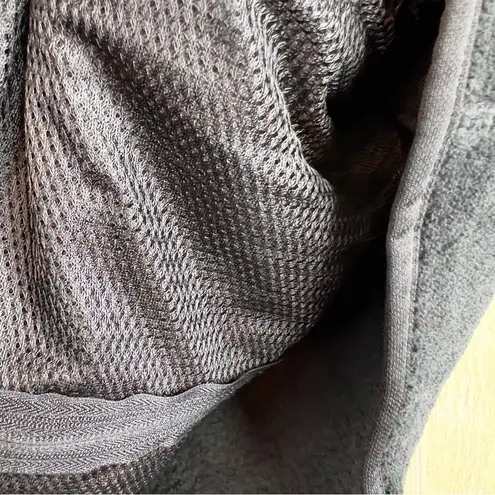 Lena Size Medium Black Fleece Jacket Hoodie Zippered Front Zippered Poc…