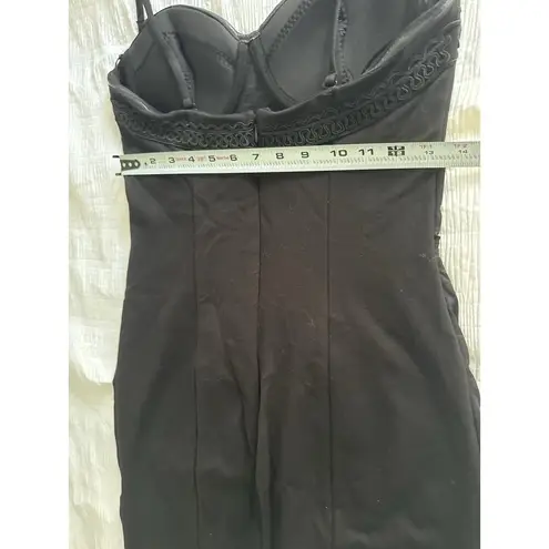 H&M NWT  Little Black Dress Emroidery Tank Short Cocktail Going Out Club Mini