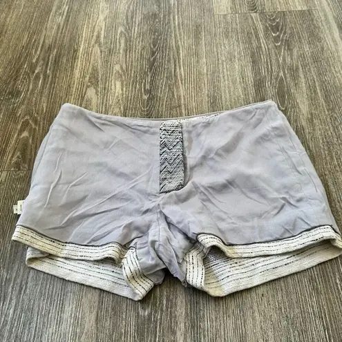 L'Agence L’Agence jacquard Chevron twill shorts