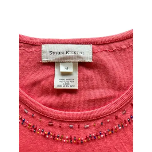 Susan Bristol  Women's Peachy Pink 2 Piece Summer Set