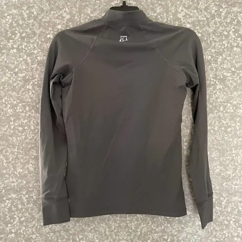 Skirt Sports Gray 1/2 Zip Pullover Activewear Jacket