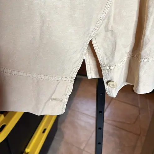 Sundance  Every Angle Linen Blend Jacket Beige Button Up Outerwear Size XS - Image 12