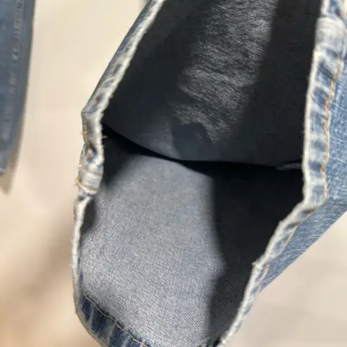 Levi's Vintage Levi 519 ‘04 Y2K Low Stretch Flare Jeans Juniors Size 9 JR M Dark Wash.