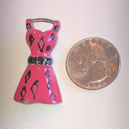 Pink Leopard Print Vintage Boho Dress Brooch