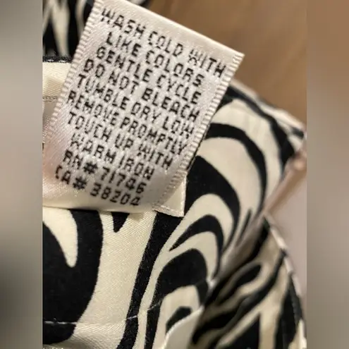 Sport Haley Black & White Zebra Printed Mini Golf Skirt Athletic Skort