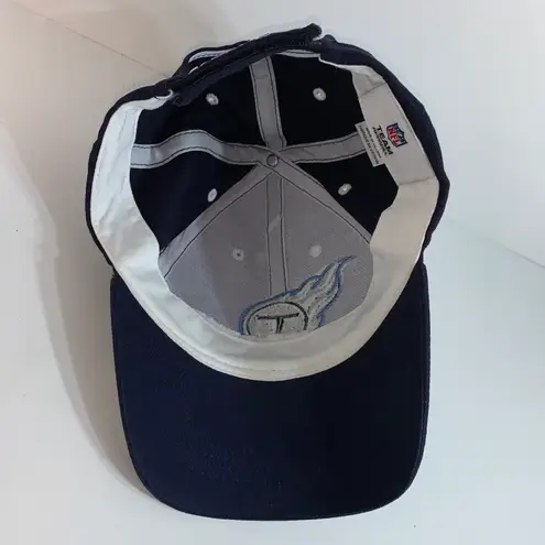 NFL Team Apparel Tennessee Titans Hat Cap Unisex Adult Adjustable Blue-Football