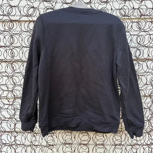 Holiday Edition Halloween Jackolantern embroidered Spooky Cat Black Sweatshirt S