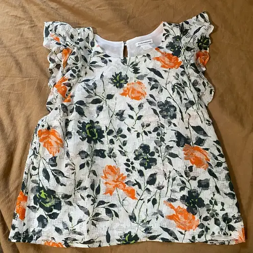 Club Monaco Floral Blouse