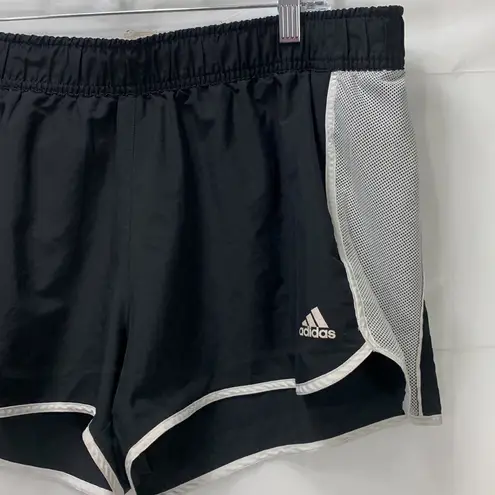 Adidas Varsity Player Black White Athletic Running Track Shorts Size XL
