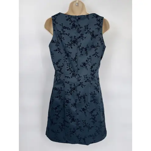 City Triangles Vintage Y2K  Dress 7/8 Gray Black Velvet Sparkle‎ Whimsigoth Fairy