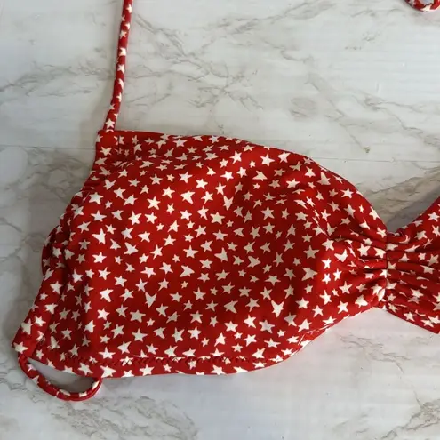 Victoria's Secret Victoria’s Secret y2K ladies red white polka dot bikini top size small