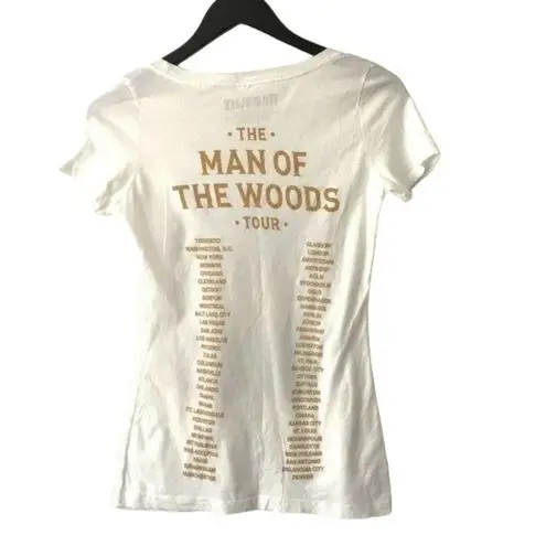 Justin Timberlake T Shirt Man of Woods Graphic Tee Tour Concert Singer Small S