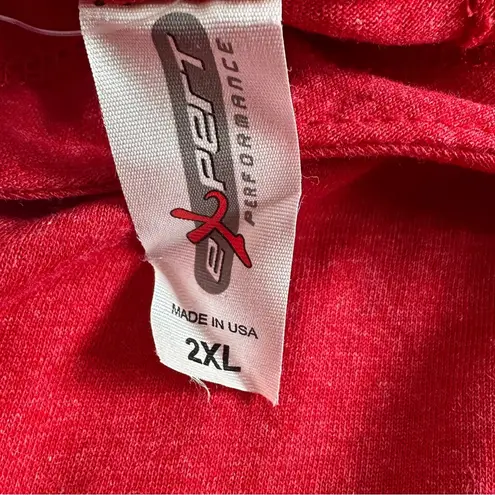 Expert Brand Hooded Top Women's XL 2XL Red Performance Lightweight Hoodie New Size 2X