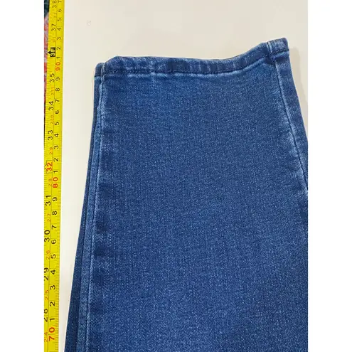 Universal Standard Seine Mid Rise Skinny Jeans Blue Stretch Denim Size 8/27