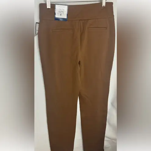 Charter Club Womens 4 Copper Cognac Tummy Control Skinny Leg Pants NWT Brown