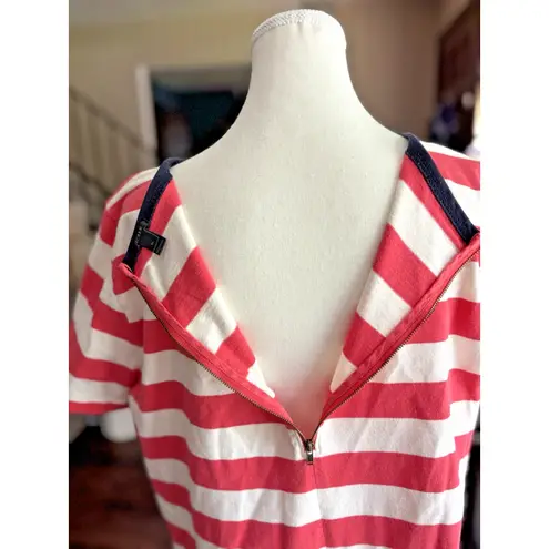 J.Crew Striped Jersey Knit Rugby Stripes Shirt Dress Summer T