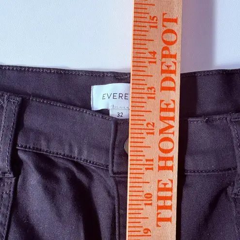 Evereve Black Wide Leg Crop Pants Women's Size 32 Cropped Wide Leg Trousers