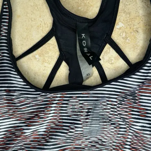 Koral Activewear Glow Versatility Bra in Sahara / Black