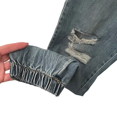 NWT SOUND/STYLE Josie High Rise Relaxed Fit Denim Jogger Jeans 8/29 Blue Size undefined