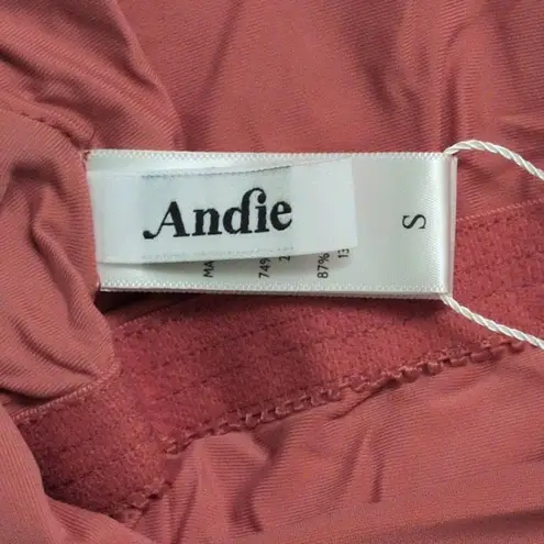 ANDIE NWT Longline Tank Punch Melon Spaghetti Straps Scoop Neck Top Bikini Small