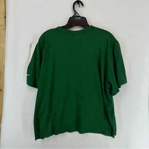 Nike  DriFit New York Jets Football Logo T Shirt Cropped Womens XXL Green